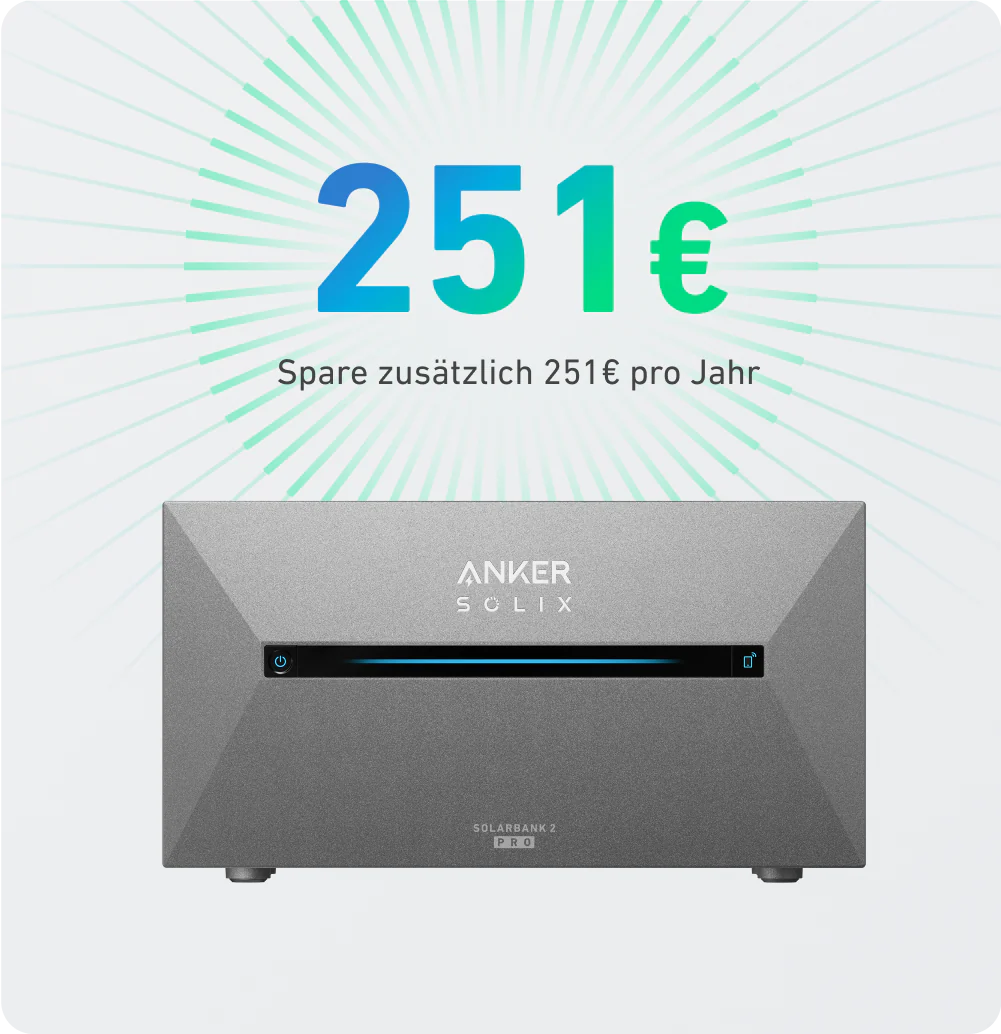 1,6 kWh Anker Solarbank 2 E1600 Pro inkl. Smartmeter